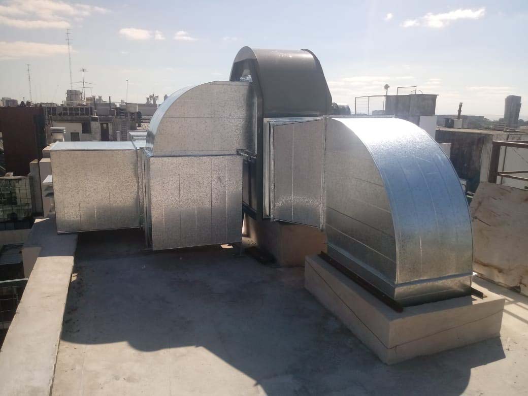 Presurización de escaleras en edificios