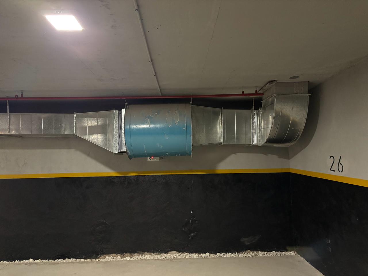 Sistema de ventilación mecánica para cocheras